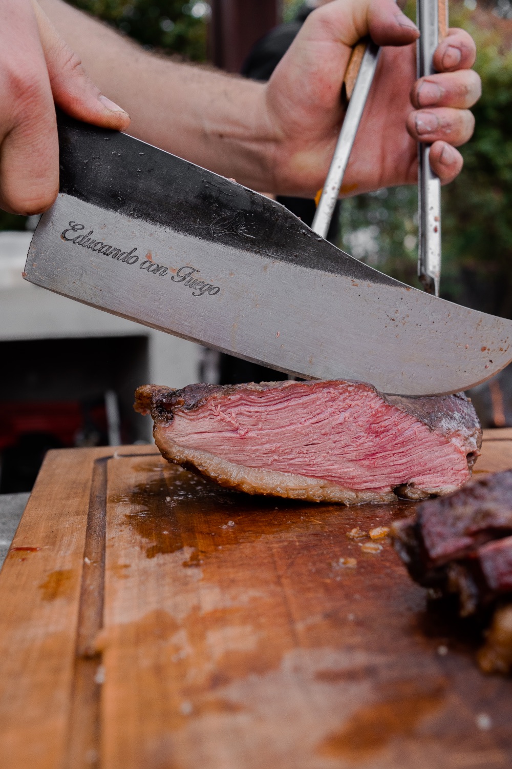 Punta de ganso a la parrilla